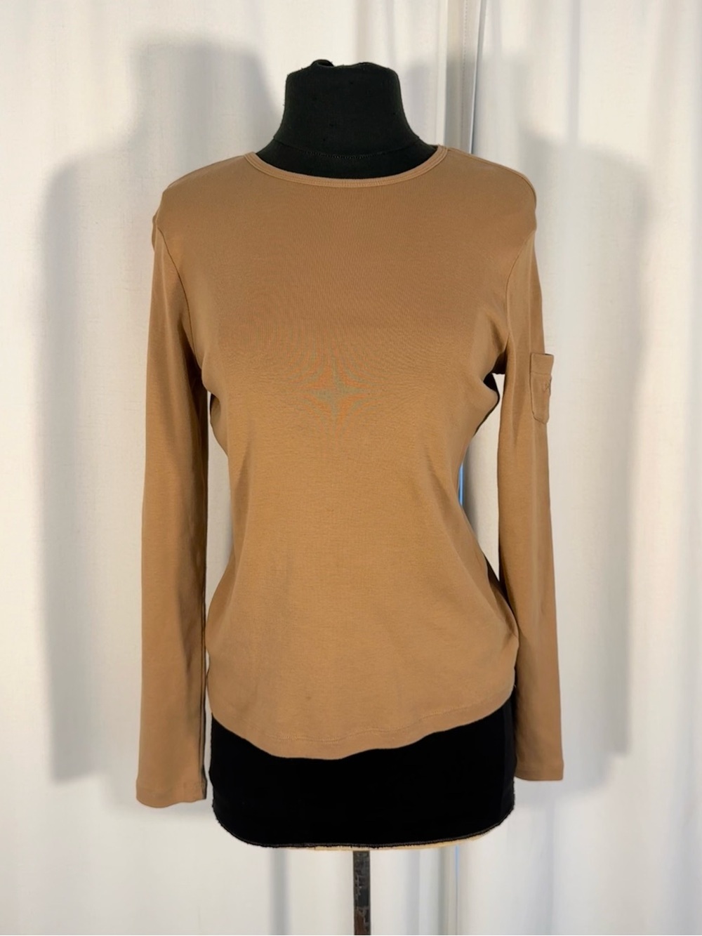 Vintage Lauren Ralph Lauren Tan Long Sleeve Tee
